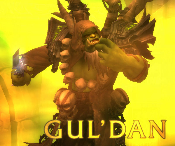 There Are Many Orcs This one is Gul'dan, and he has something stuck in his teeth.