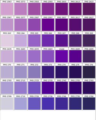 Pantone Purples